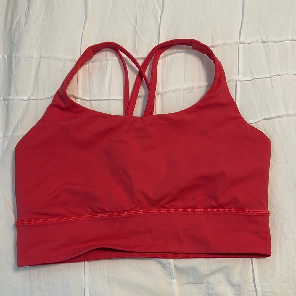 Red Women's Sports Bra